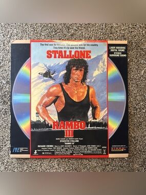 Rambo 3 - LaserDisc Movie Stallone Action Image Entertainment